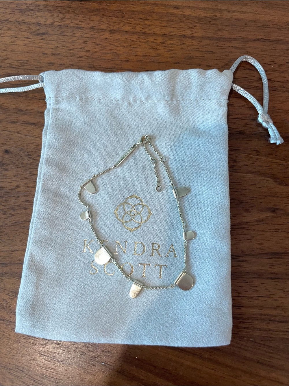 Kendra Scott Gold Olive Bracelet
